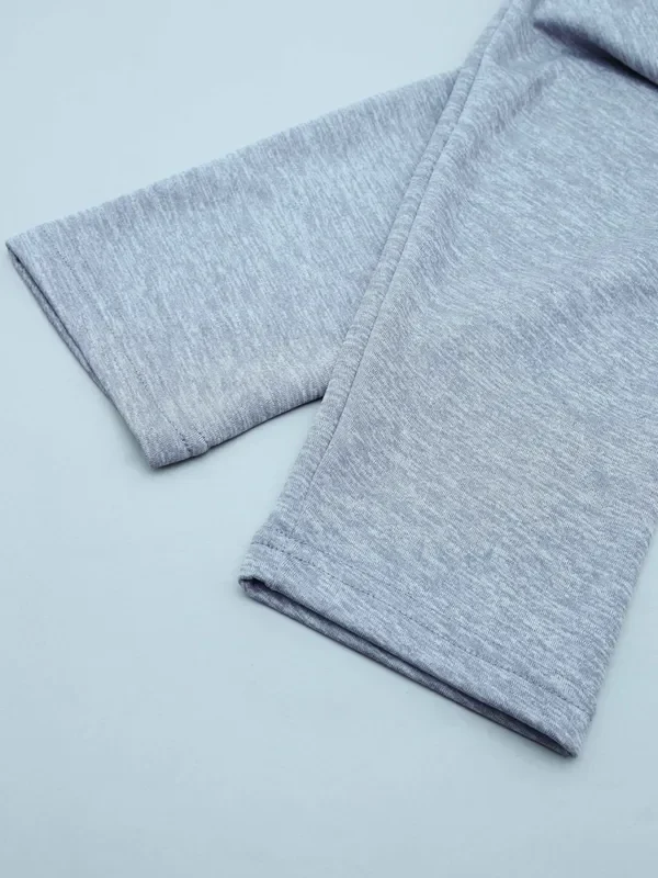 Men Melange Slim Fit Trackpants with TECHNO DRY - Image 9