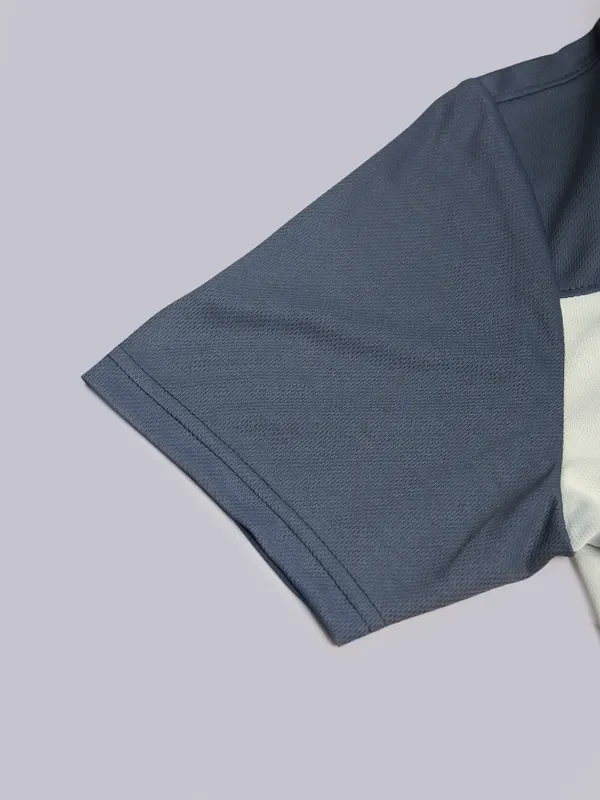 Men Colorblock Relax Fit Polo T-shirt with TECHNO COOL+ - Image 8