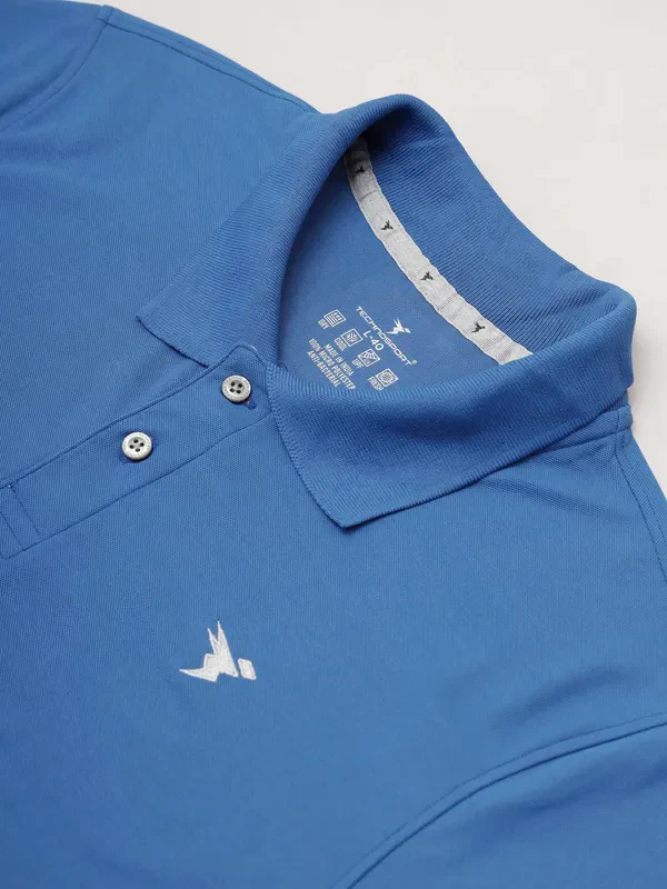 Men Solid Slim Fit Polo T-shirt with MATPIQ - Image 7