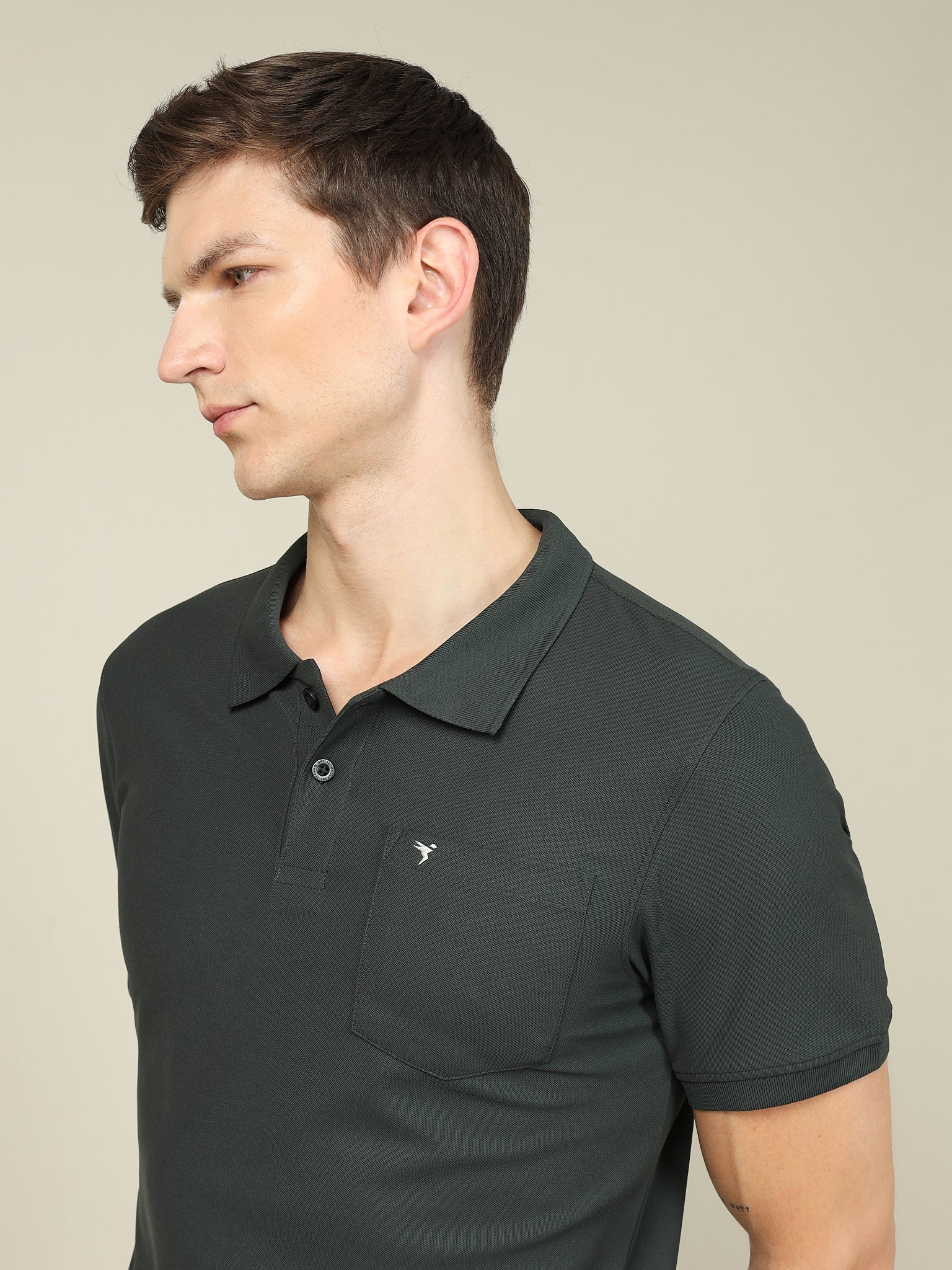 Men Solid Slim Fit Polo T-shirt with MATPIQ (Pack of 2) - Image 6