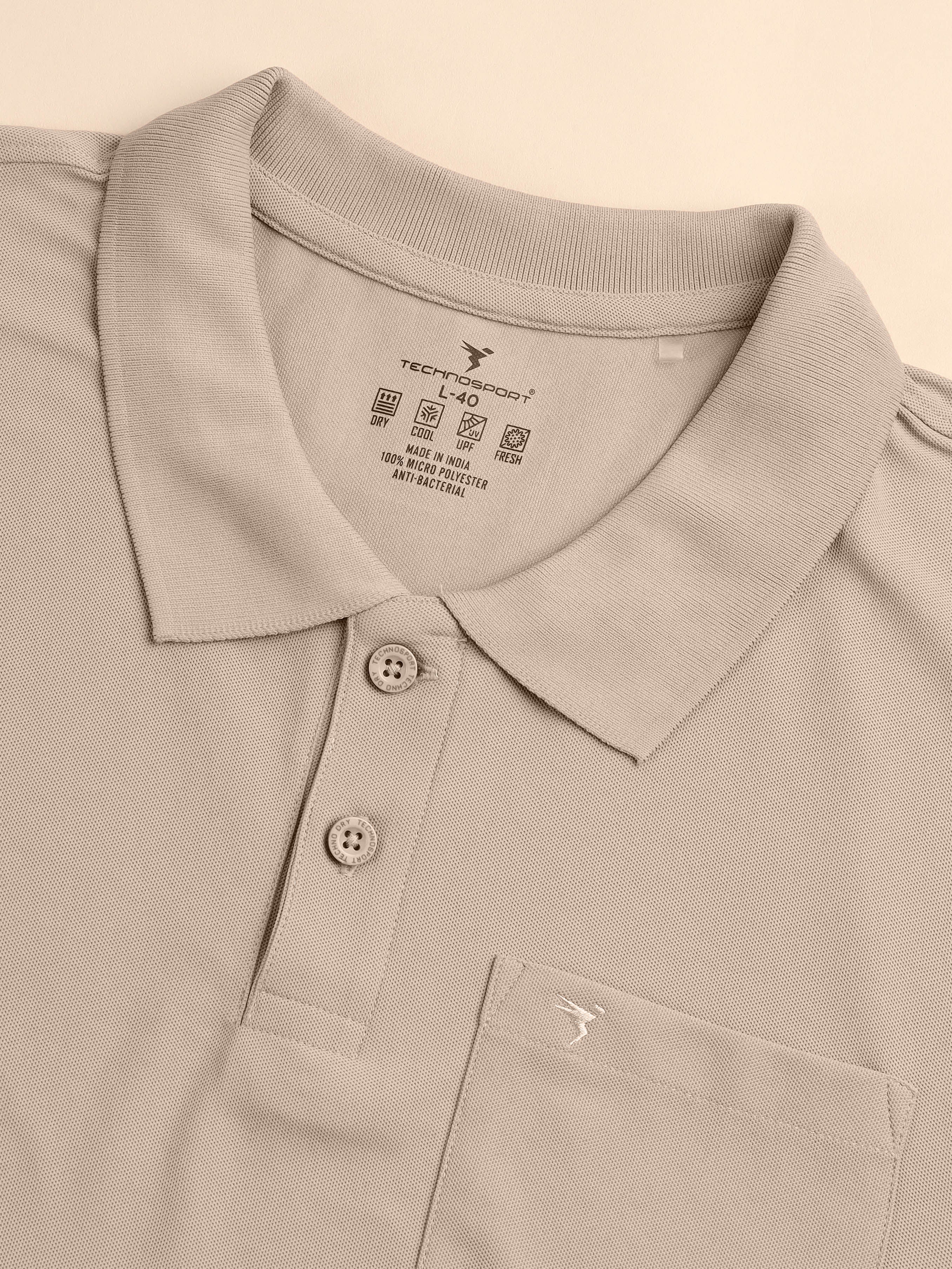Men Solid Slim Fit Polo T-shirt with MATPIQ (Pack of 2) - Image 7