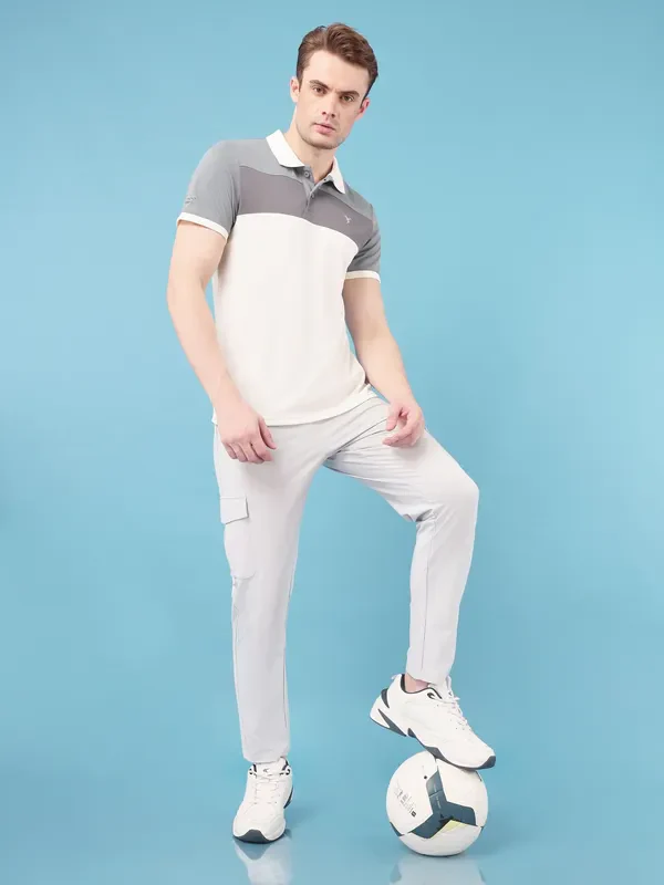 Men Colorblock Slim Fit Polo T-shirt with TECHNO COOL+ - Image 5