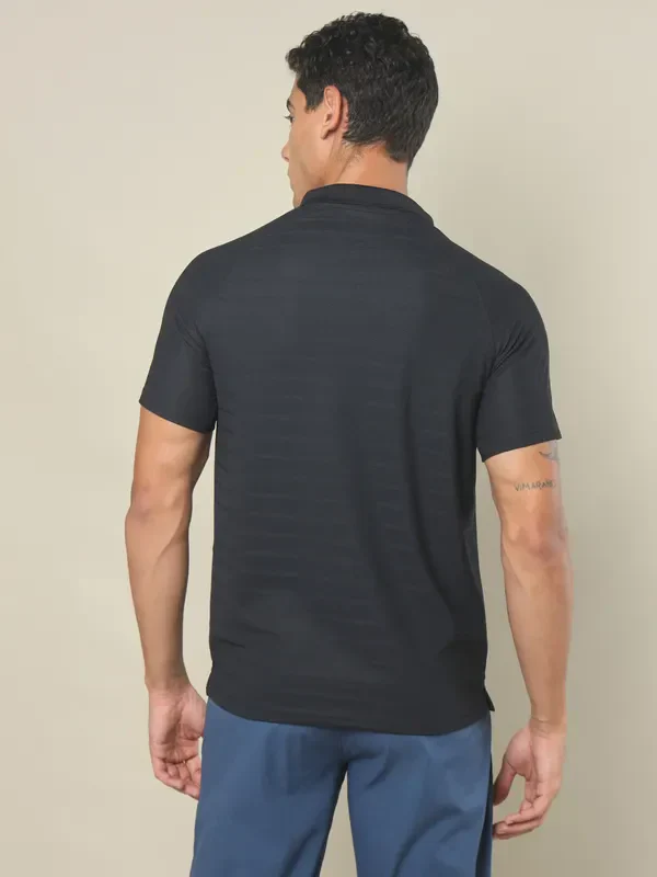 Men Self Design Regular Fit Combo of 2 Polo T-shirt - Image 3