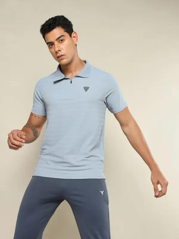 Men Self Design Regular Fit Combo of 2 Polo T-shirt - Image 2