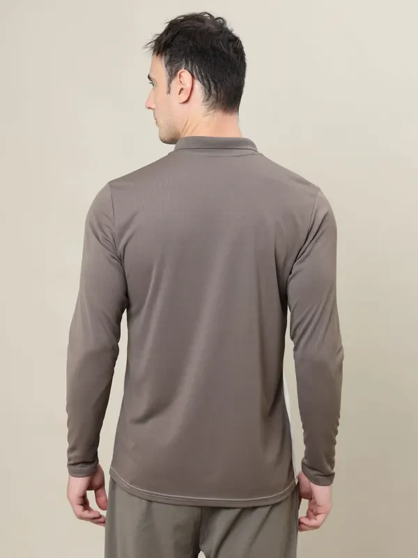Men Colorblock Slim Fit Polo T-shirt with TECHNO COOL+ - Image 3