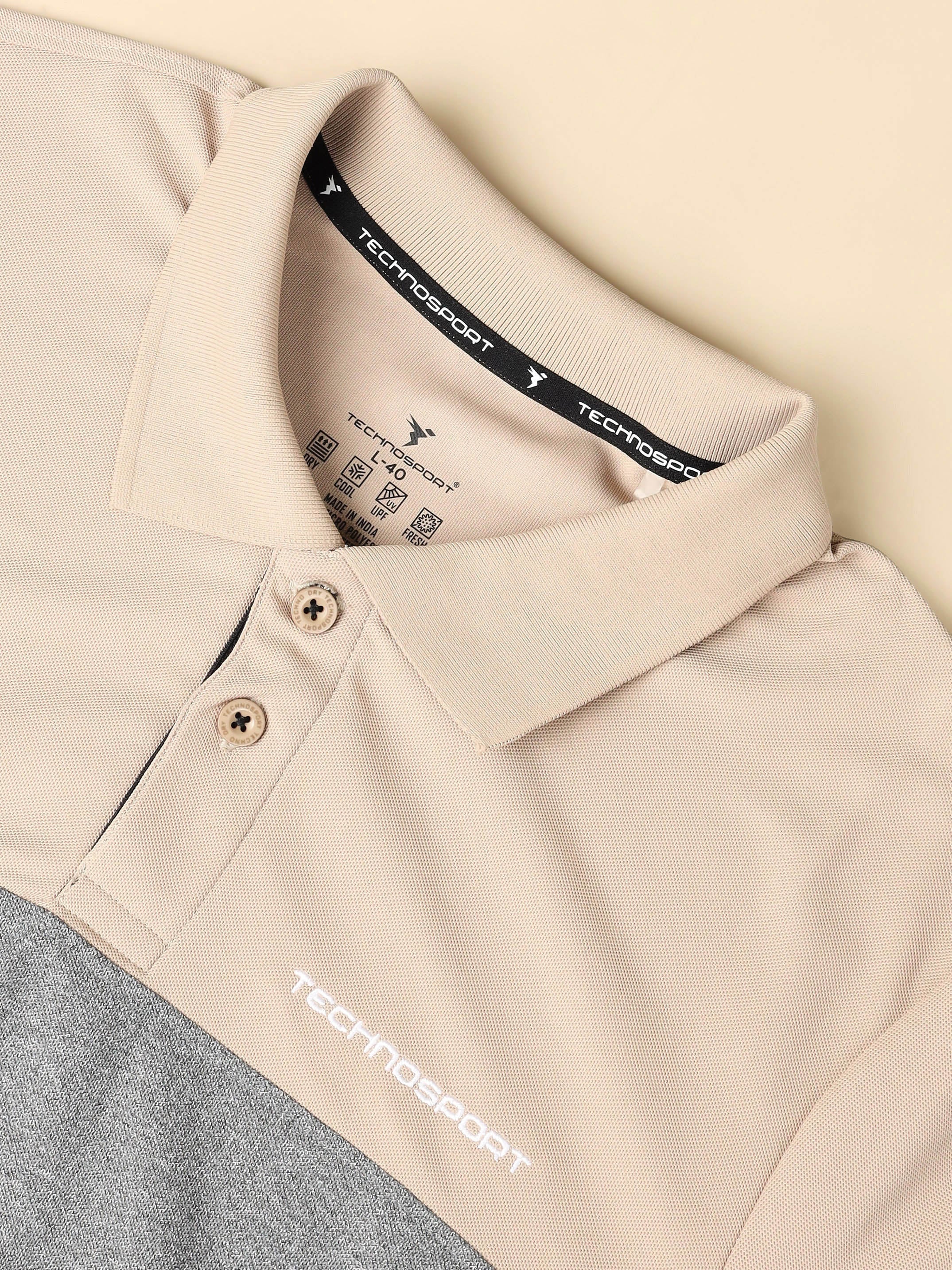 Men Solid Slim Fit Polo T-shirt with MATPIQ - Image 7