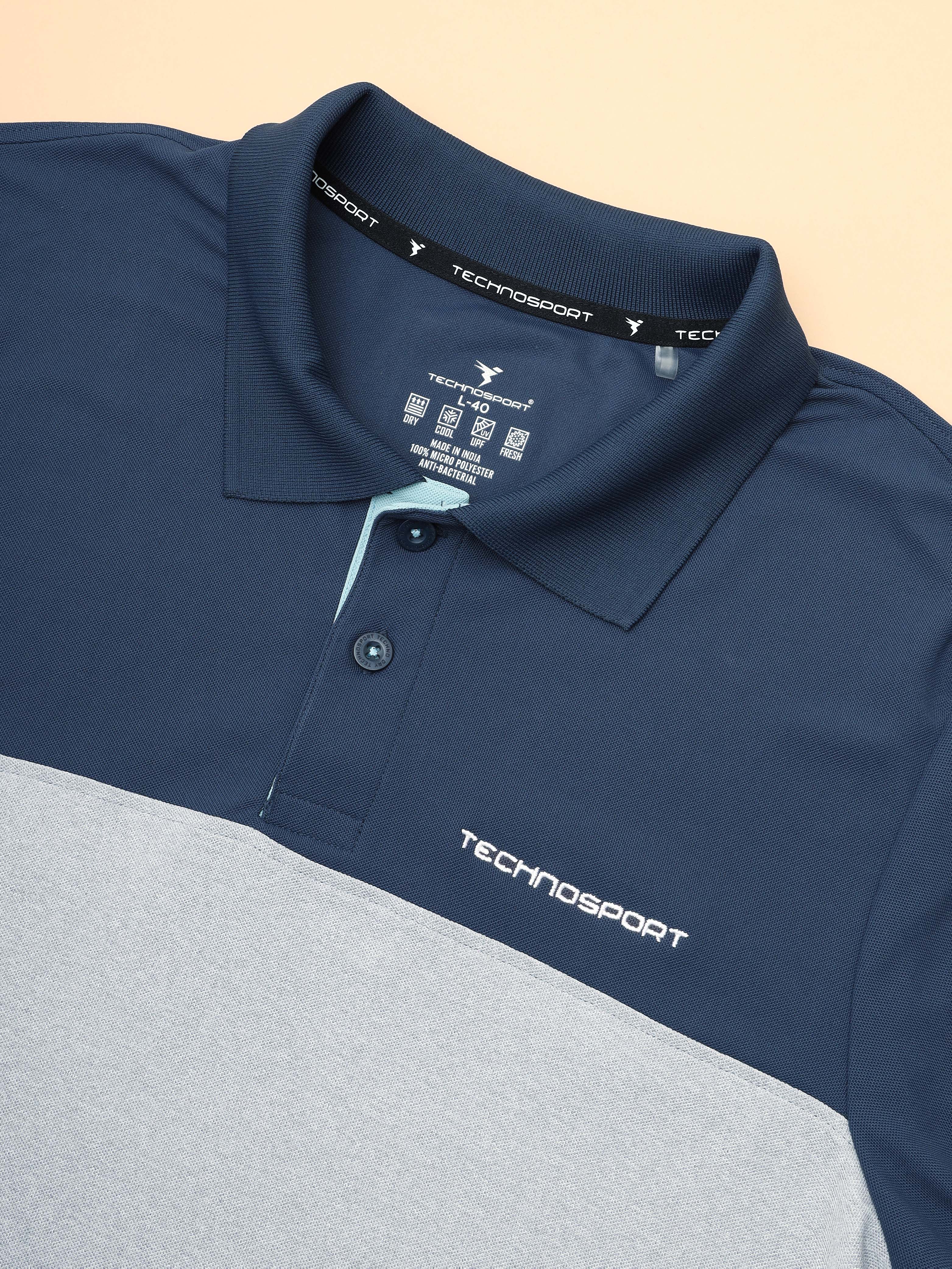 Men Solid Slim Fit Polo T-shirt with MATPIQ - Image 7