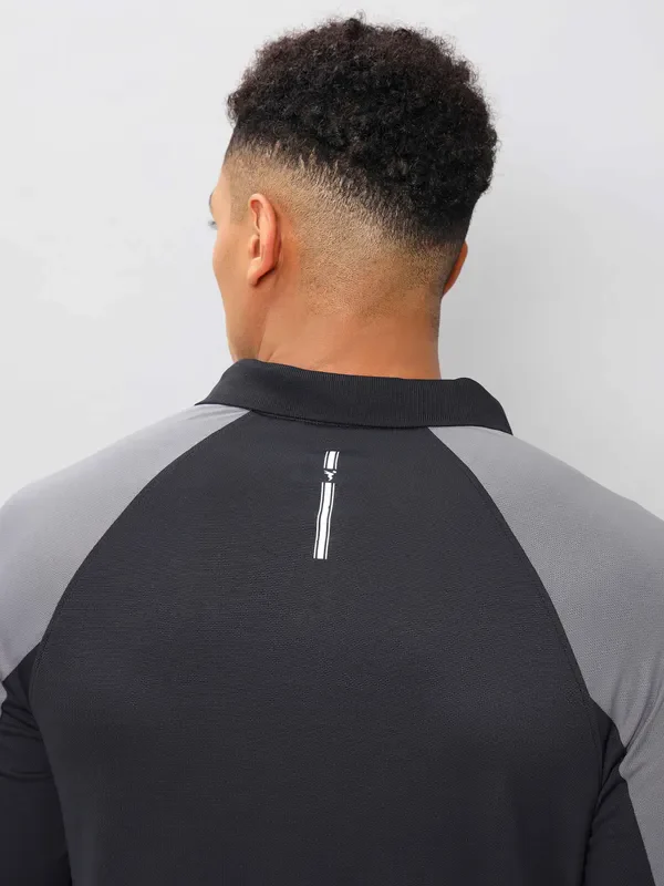 Men Colorblock Slim Fit Polo T-shirt with TECHNO COOL+ - Image 8