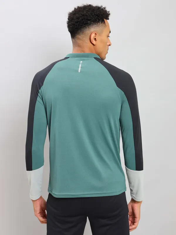 Men Colorblock Slim Fit Polo T-shirt with TECHNO COOL+ - Image 3