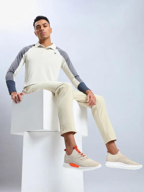 Men Colorblock Slim Fit Polo T-shirt with TECHNO COOL+ - Image 9