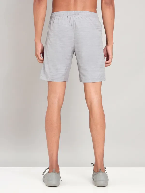 Men Melange Slim Fit Shorts with TECHNOLITE - Image 3
