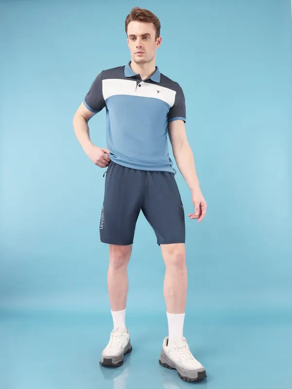 Men Solid Slim Fit Shorts with ELASTO LITE - Image 5