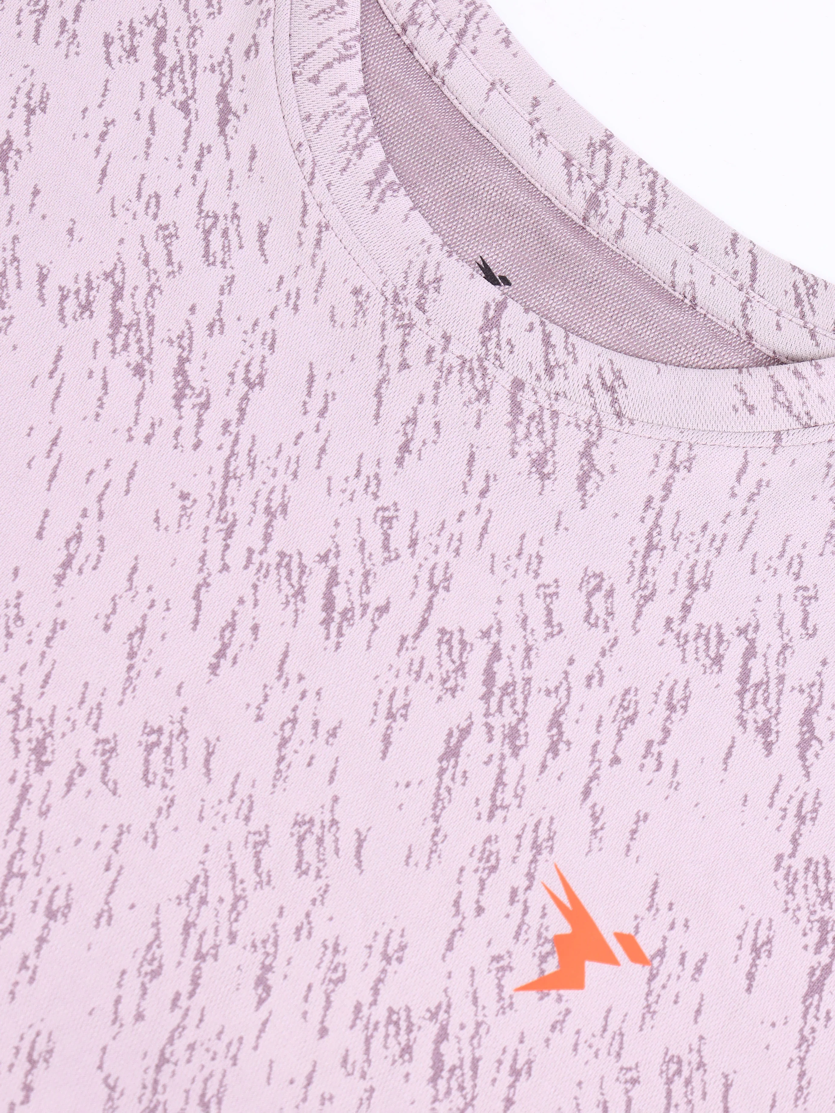 Men Jacquard Slim Fit Crew Neck T-shirt with DOUBLE COOL - Image 7