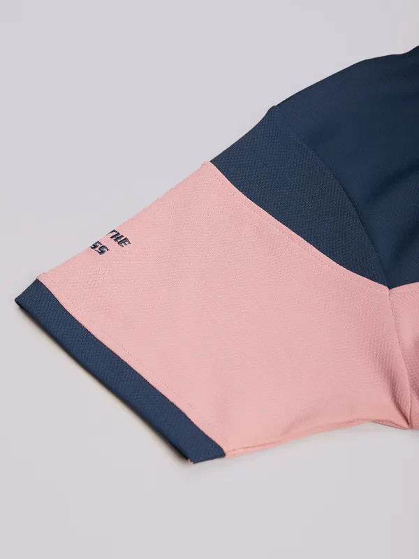 Men Colorblock Slim Fit Polo T-shirt with TECHNO DRY - Image 8