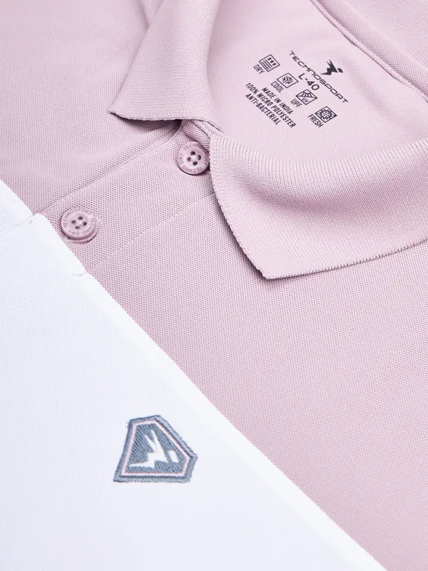 Men Colorblock Slim Fit Polo T-shirt with MATPIQ - Image 10