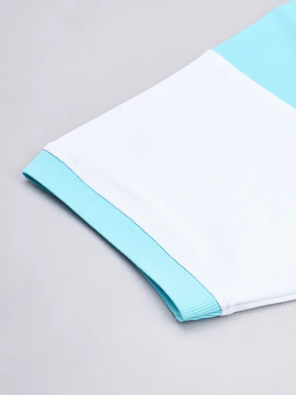 Men Colorblock Slim Fit Polo T-shirt with MATPIQ - Image 10