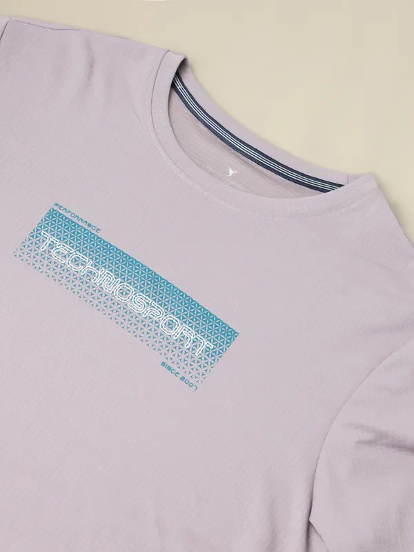 Men Printed Regular Fit Crew Neck T-shirt with TECHNO COOL+ - Image 10
