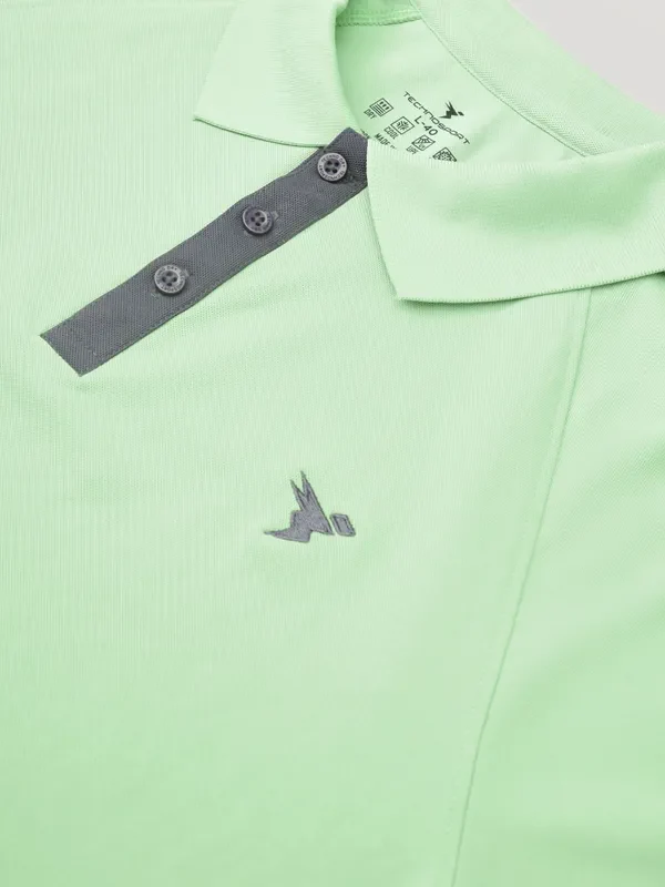 Men Colorblock Slim Fit Polo T-shirt with MATPIQ - Image 9