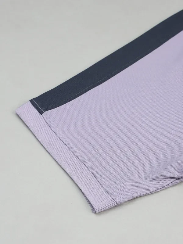 Men Colorblock Slim Fit Polo T-shirt with MATPIQ - Image 10