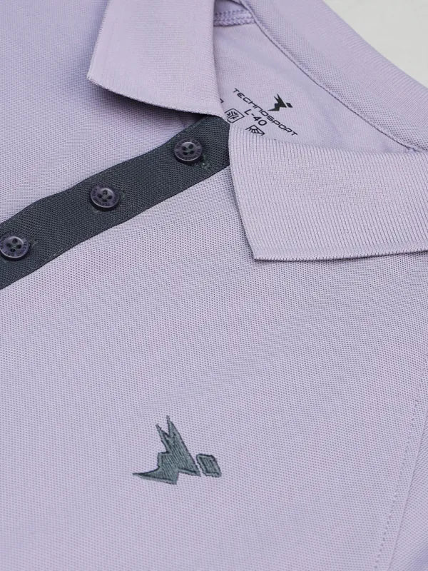 Men Colorblock Slim Fit Polo T-shirt with MATPIQ - Image 9