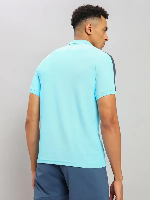 Men Colorblock Slim Fit Polo T-shirt with MATPIQ - Image 4