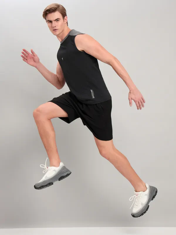 Men Solid Slim Fit Crew Neck Innerwear Vest with ELASTO LITE - Image 6