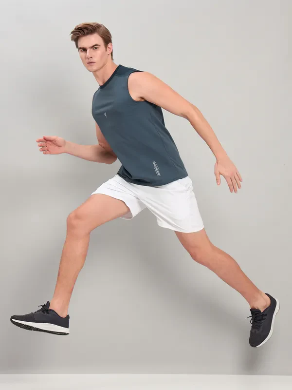 Men Solid Slim Fit Crew Neck Innerwear Vest with ELASTO LITE - Image 5