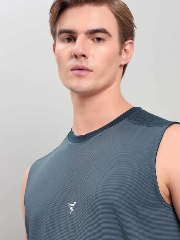 Men Solid Slim Fit Crew Neck Innerwear Vest with ELASTO LITE - Image 7