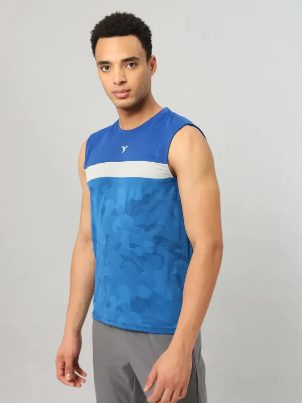 Men Jacquard Slim Fit Crew Neck Innerwear Vest with VENTMESH - Image 4