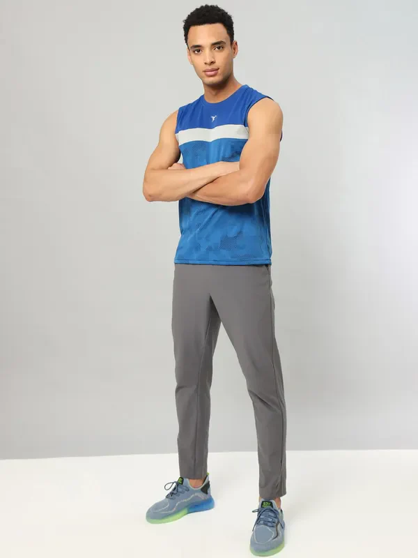 Men Jacquard Slim Fit Crew Neck Innerwear Vest with VENTMESH - Image 5