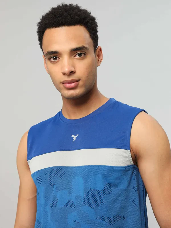 Men Jacquard Slim Fit Crew Neck Innerwear Vest with VENTMESH - Image 6