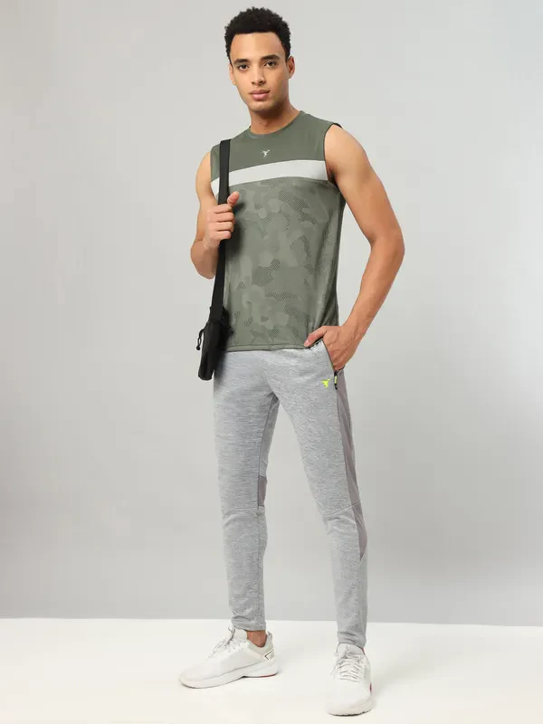 Men Jacquard Slim Fit Crew Neck Innerwear Vest with VENTMESH - Image 5