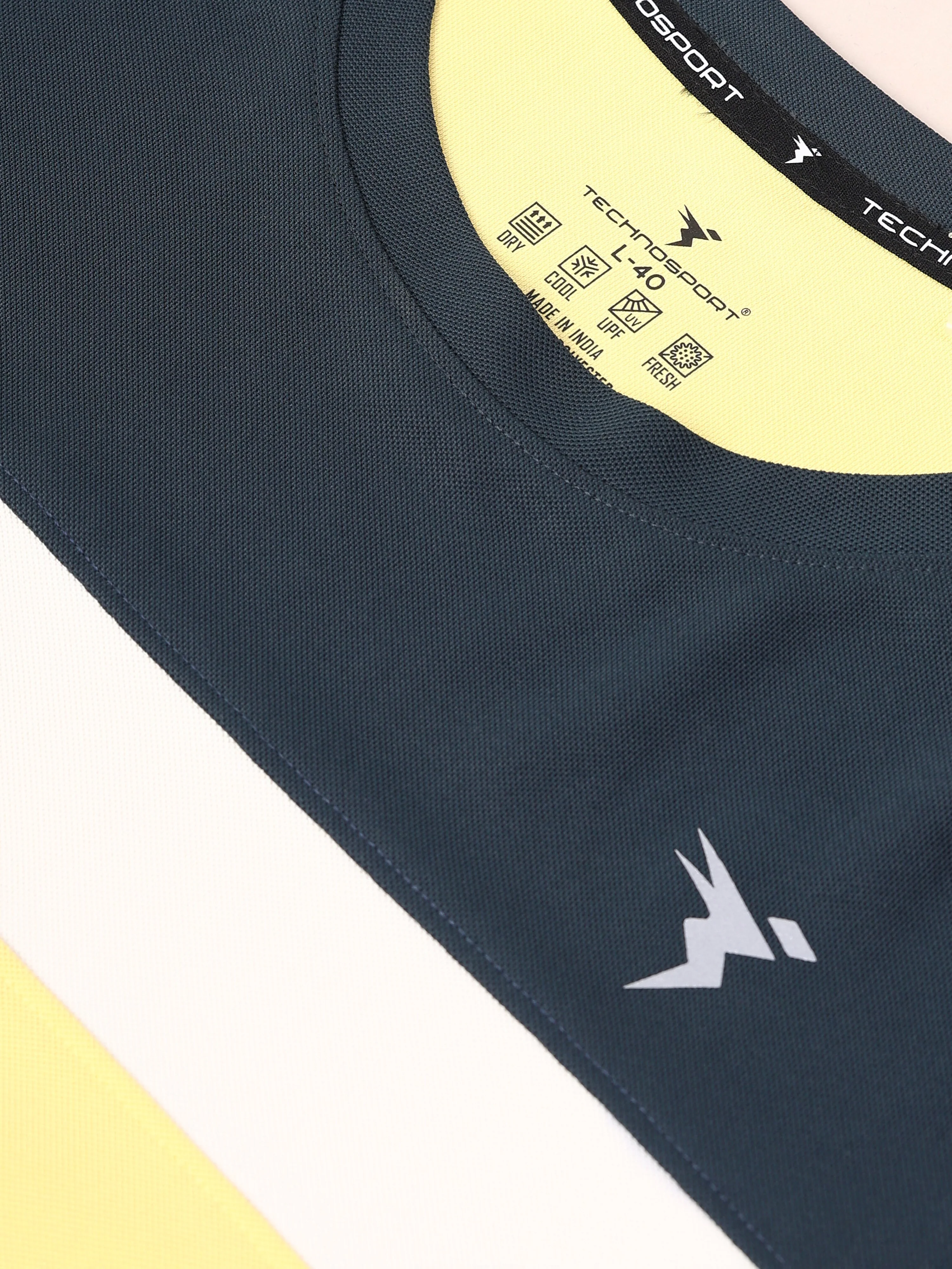 Men Colorblock Slim Fit Crew Neck T-shirt with MATPIQ - Image 6