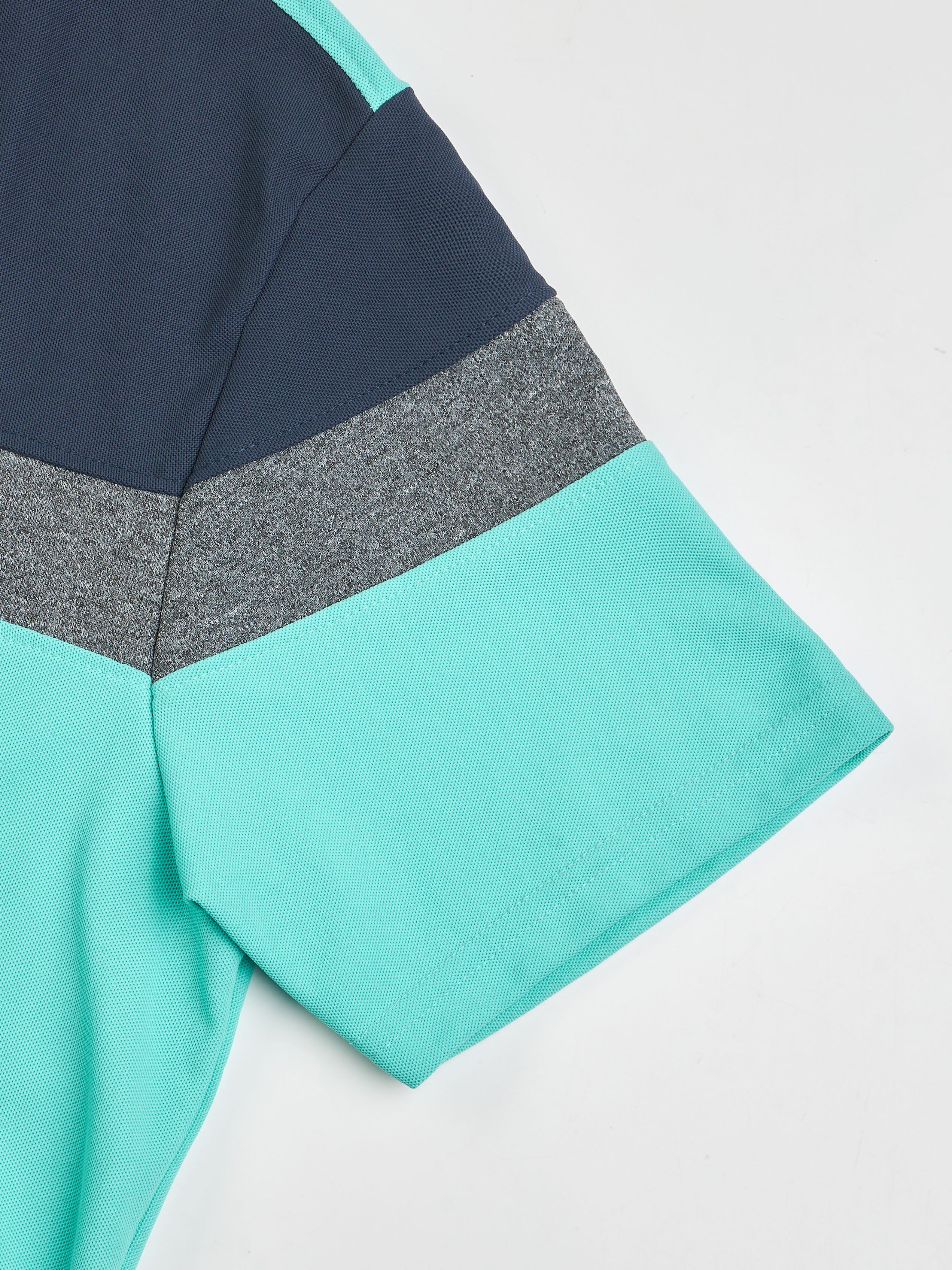 Men Colorblock Slim Fit Crew Neck T-shirt with MATPIQ - Image 7