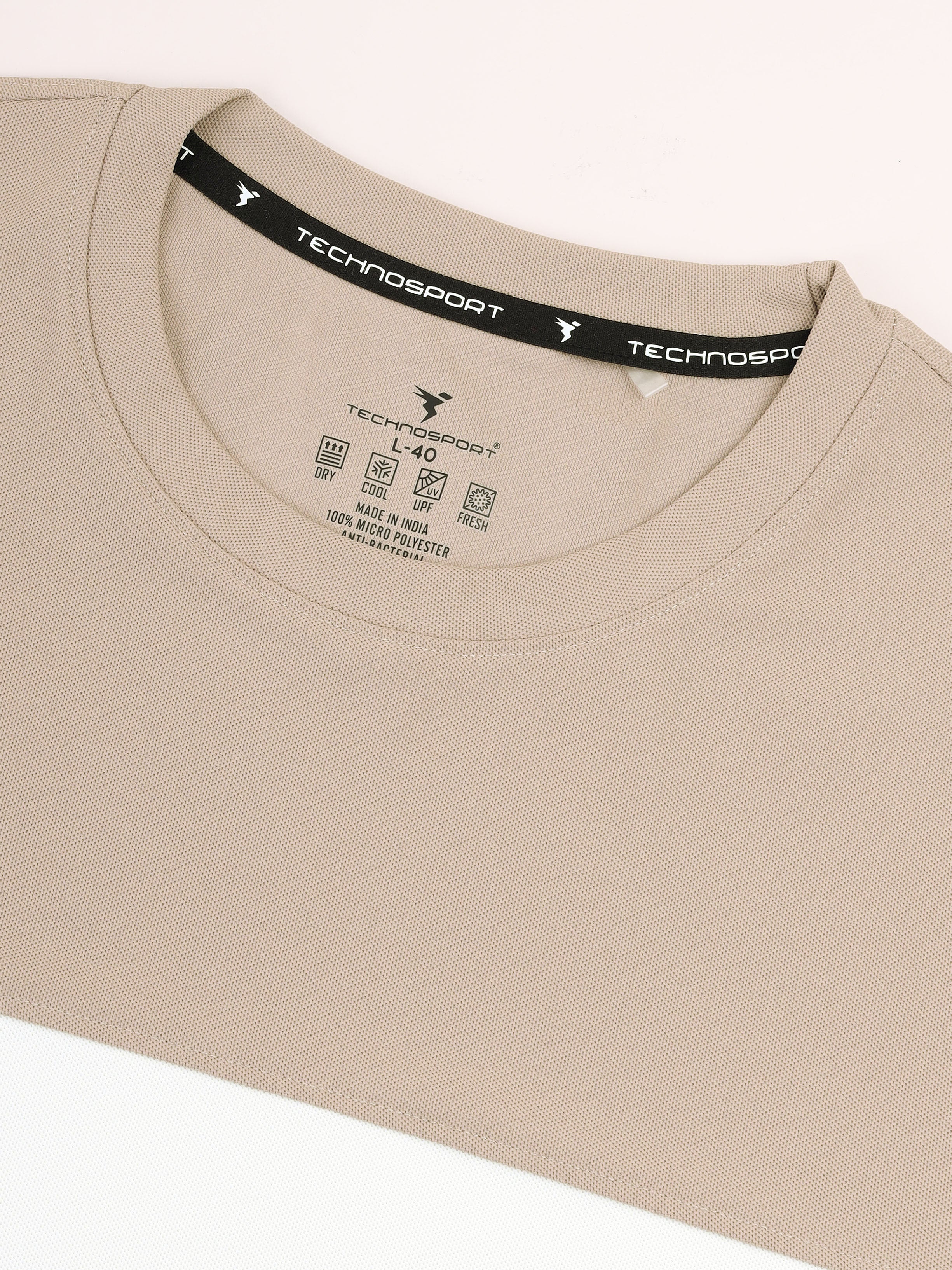 Men Colorblock Slim Fit Crew Neck T-shirt with MATPIQ - Image 9
