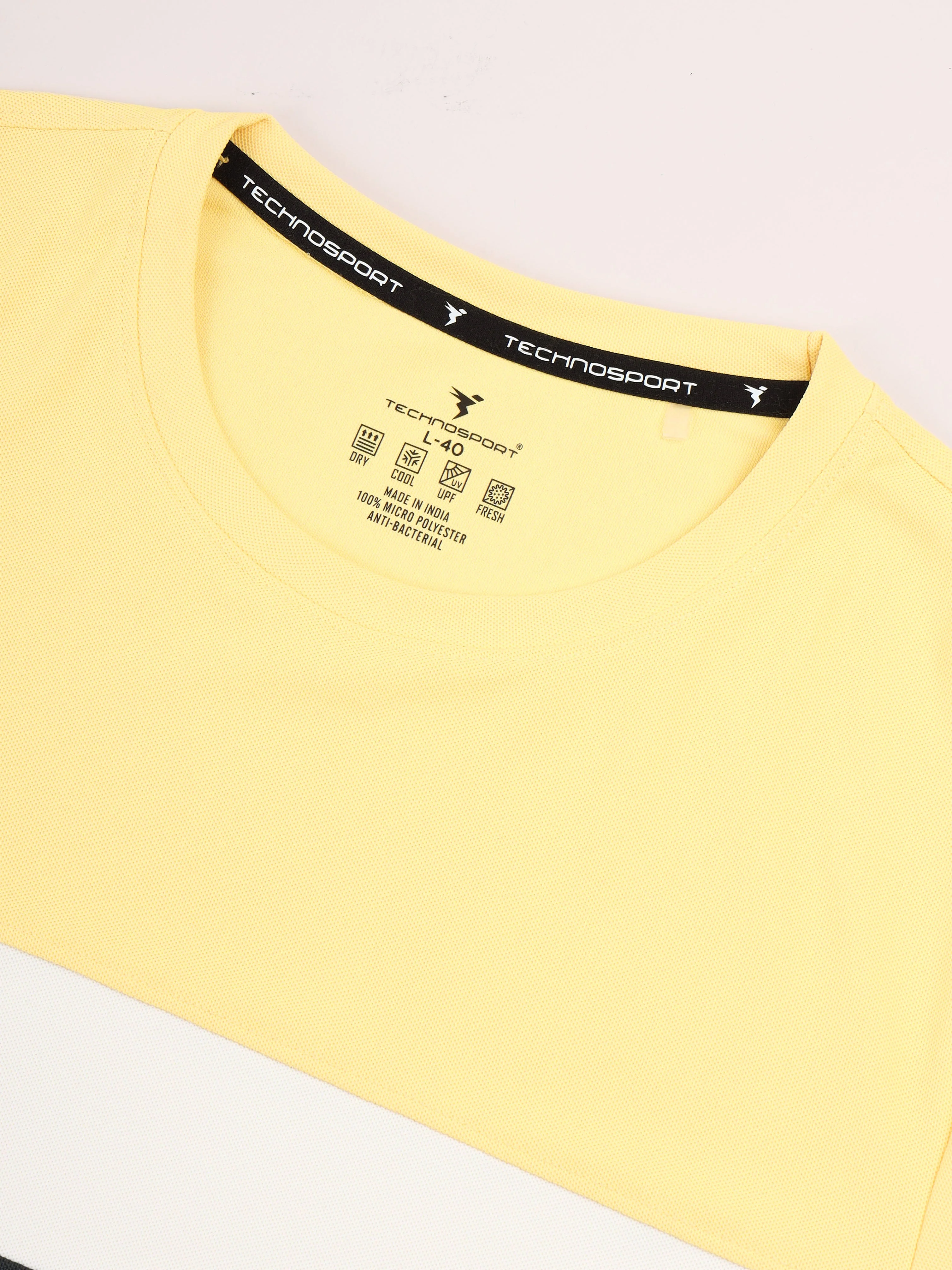 Men Colorblock Slim Fit Crew Neck T-shirt with MATPIQ - Image 9