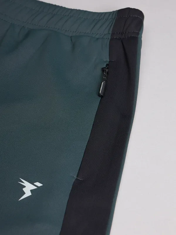 Men Melange Slim Fit Trackpants with TECHNO DRY - Image 8