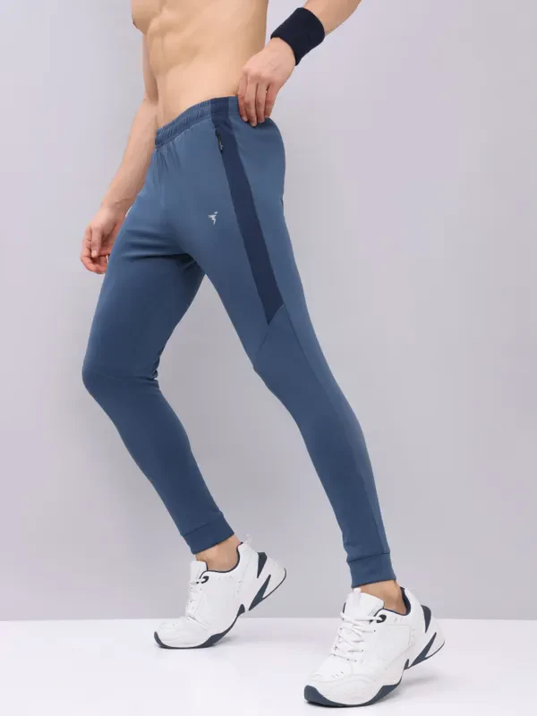 Men Melange Slim Fit Trackpants with TECHNO DRY