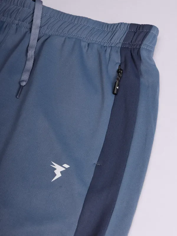 Men Melange Slim Fit Trackpants with TECHNO DRY - Image 7