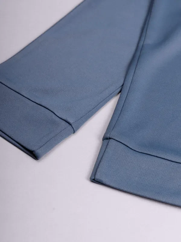 Men Melange Slim Fit Trackpants with TECHNO DRY - Image 8