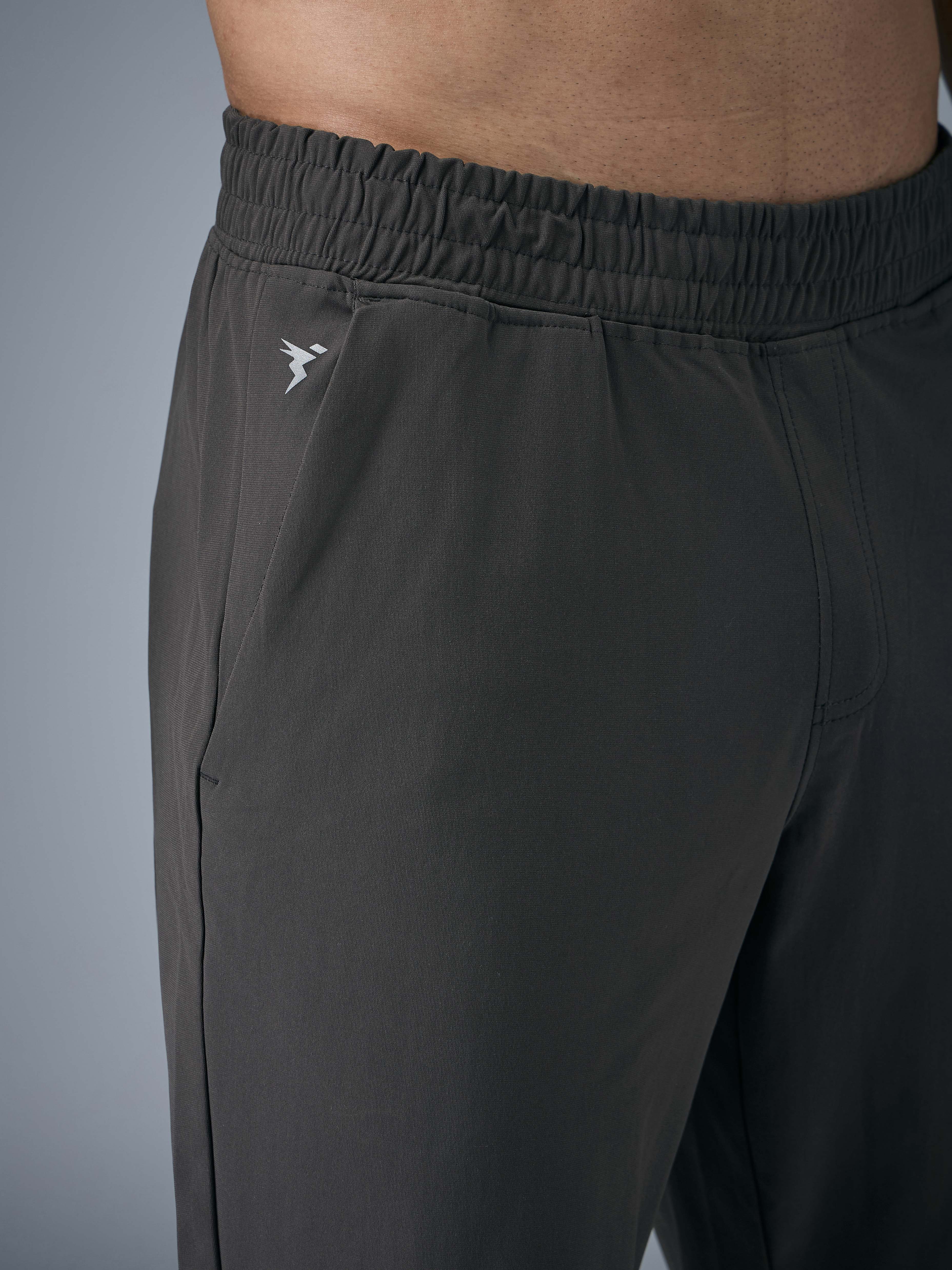 Men Solid Relax Fit Trackpants with DURACOOL+ - Image 3