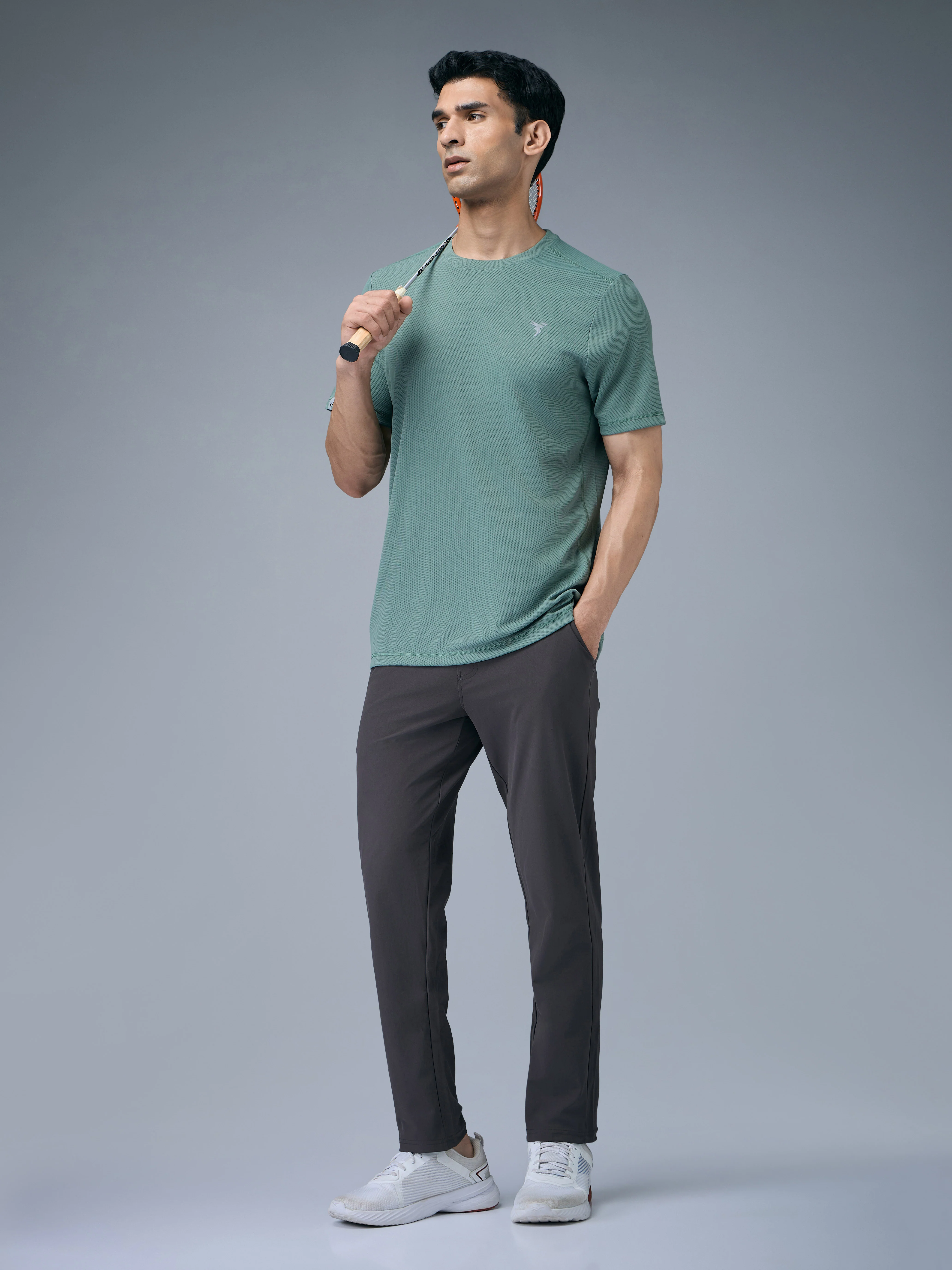 Men Solid Relax Fit Trackpants with DURACOOL+ - Image 6