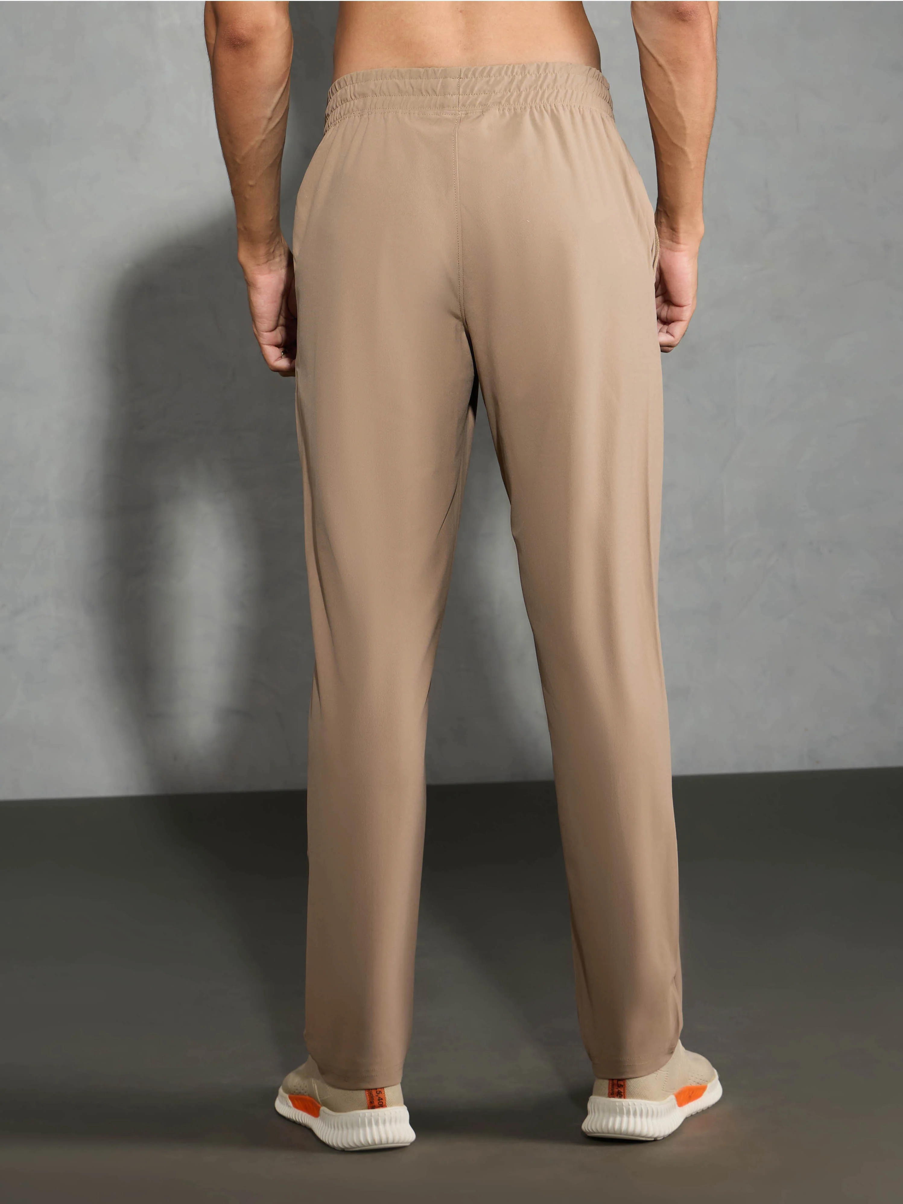 Men Solid Relax Fit Trackpants with DURACOOL+ - Image 3
