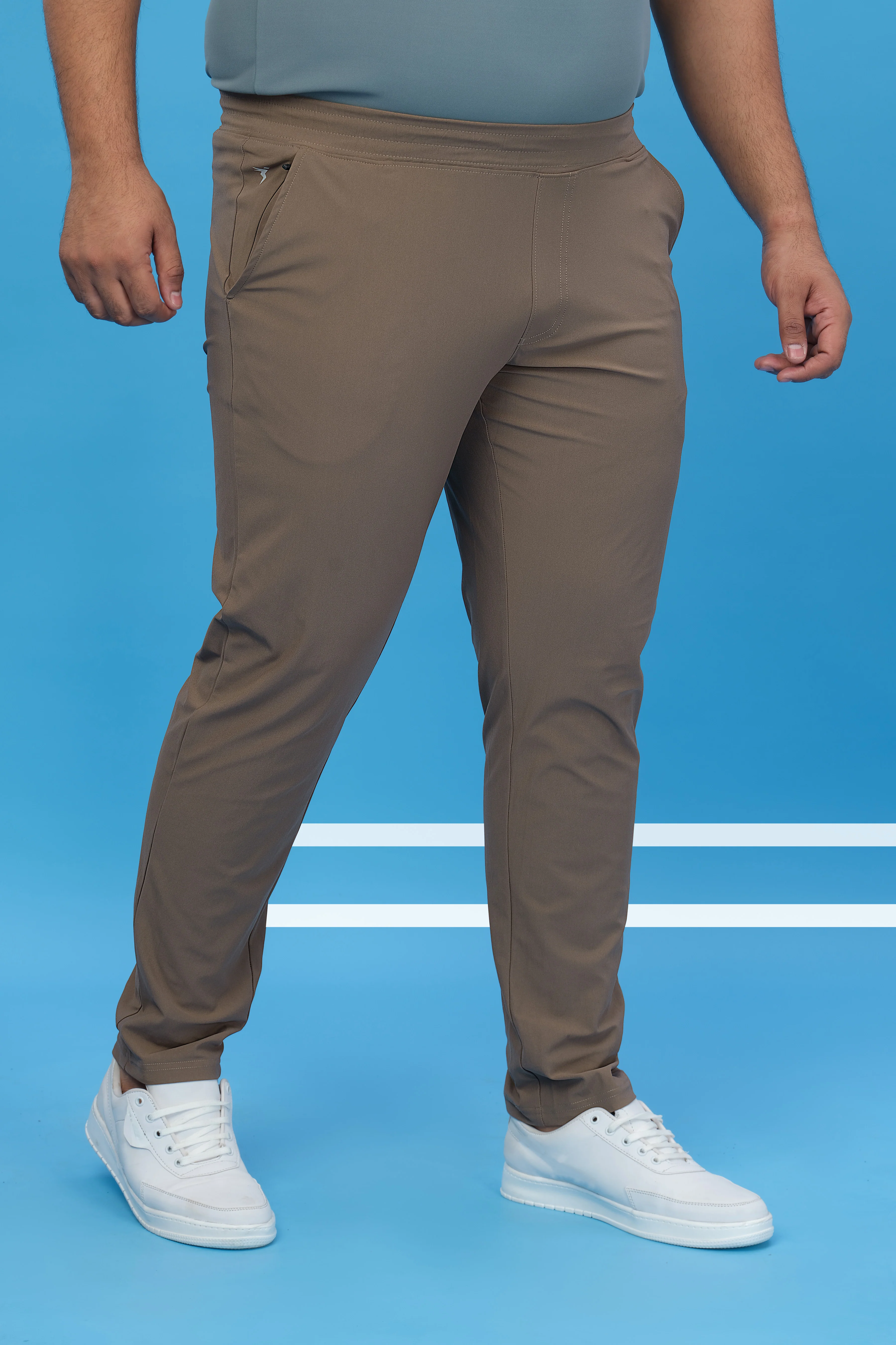 Men Plus Size Solid Relax Fit Trackpants with DURACOOL+ - Image 5