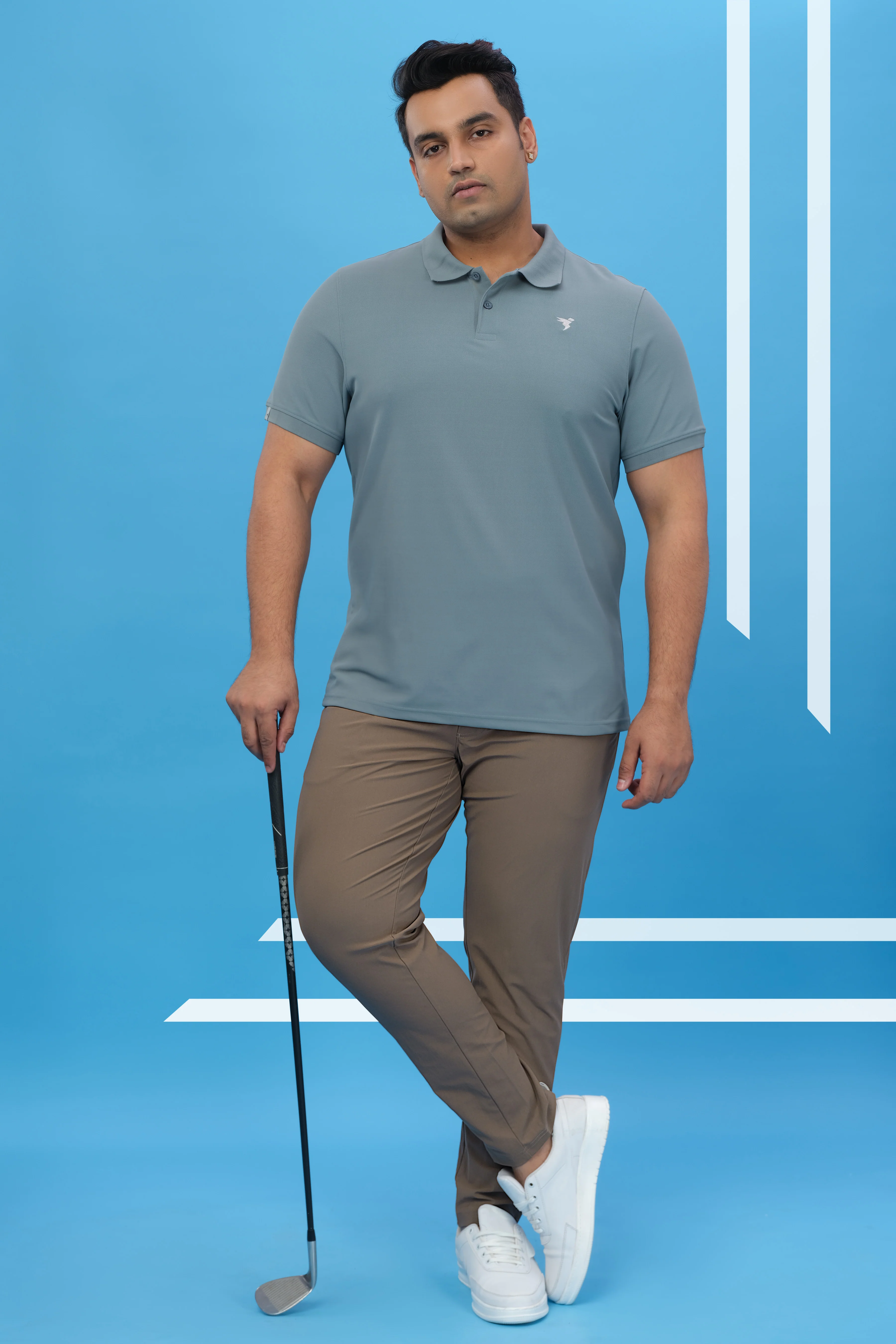 Men Plus Size Solid Relax Fit Trackpants with DURACOOL+ - Image 6