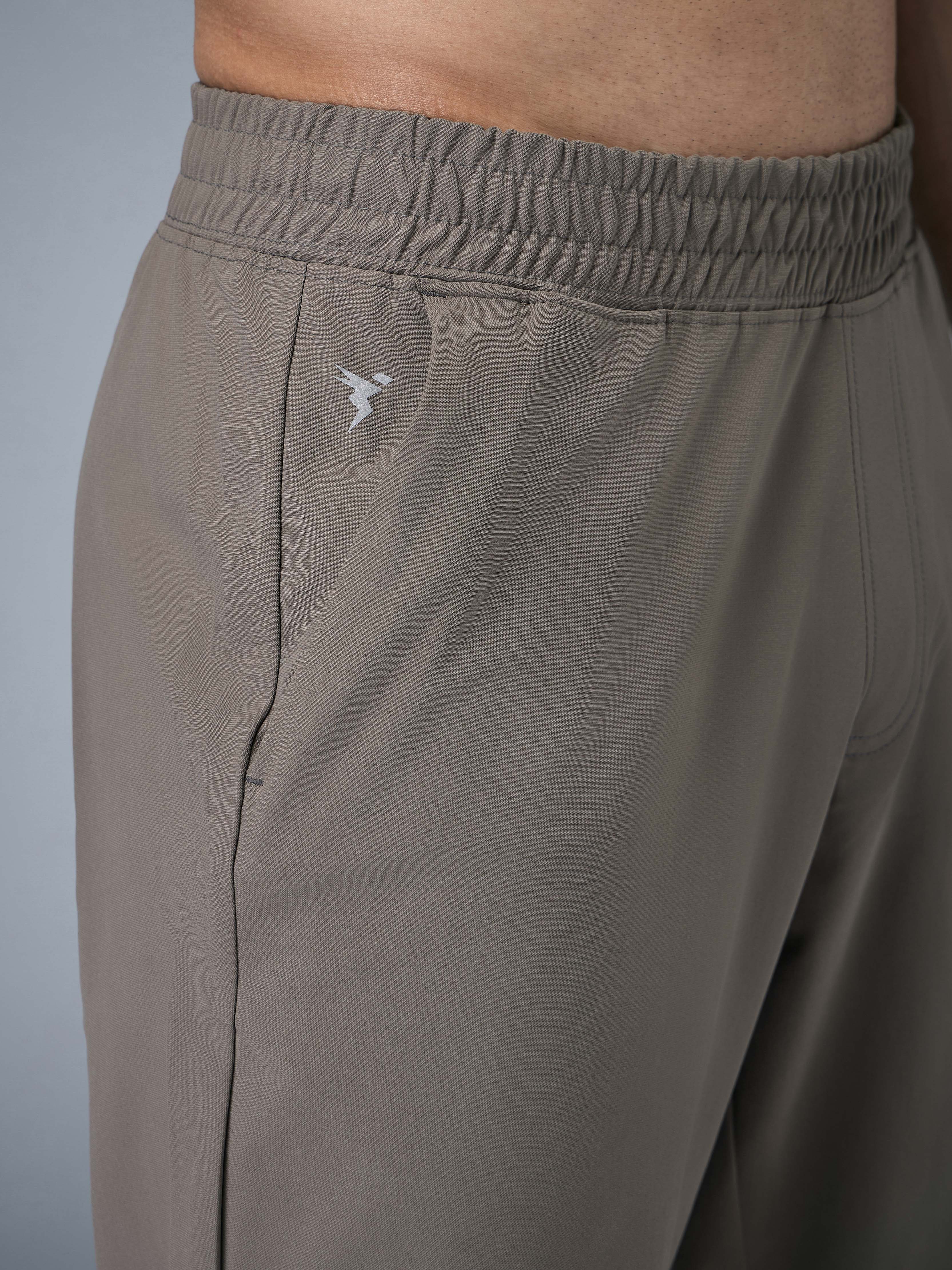 Men Solid Relax Fit Trackpants with DURACOOL+ - Image 3