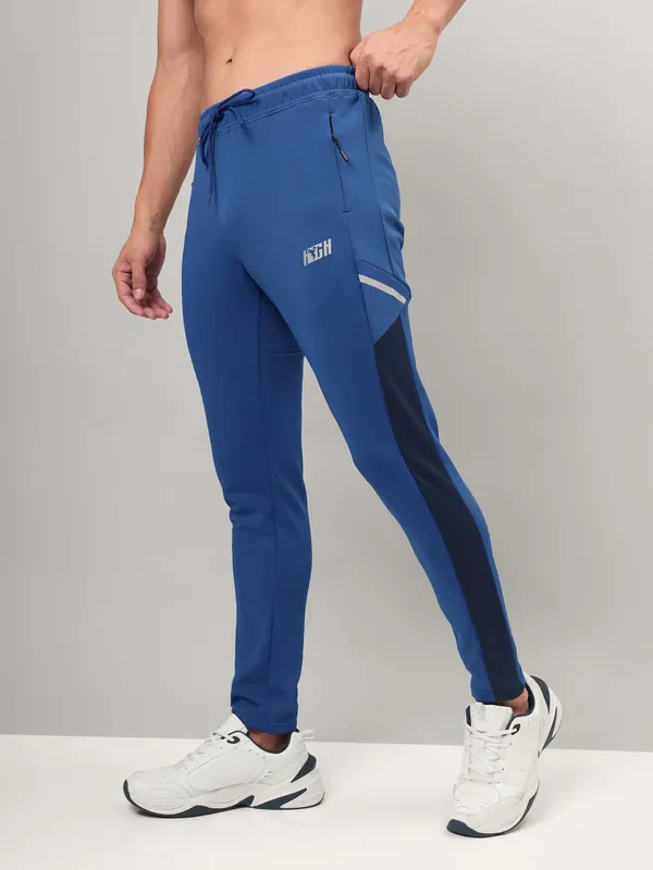 Men Colorblock Relax Fit Trackpants with ELASTO PLUS - Image 5