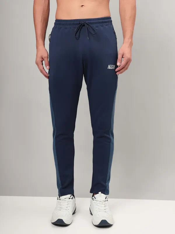 Men Colorblock Relax Fit Trackpants with ELASTO PLUS - Image 3