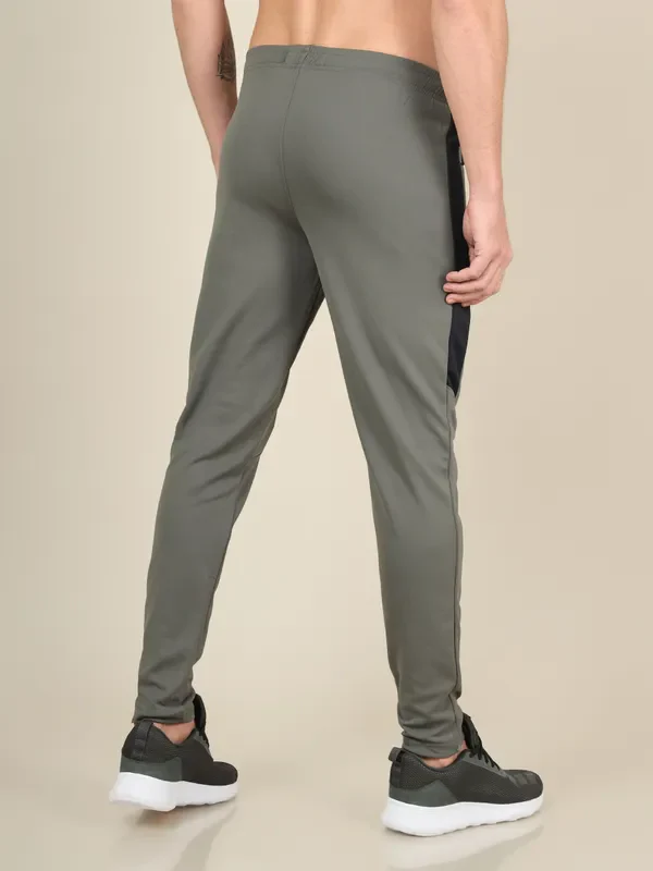 Men Solid Slim Fit Trackpants with TECHNO DRY - Image 4
