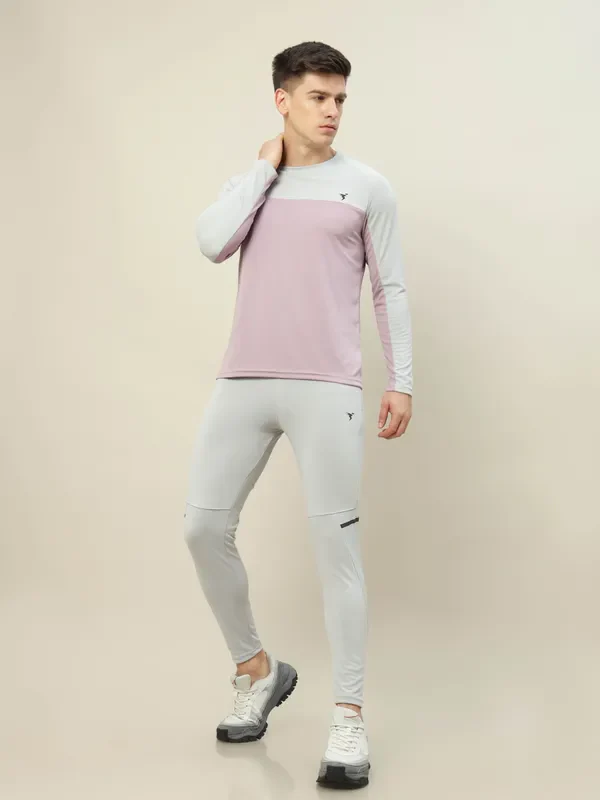 Men Solid Slim Fit Trackpants with TECHNO DRY - Image 3